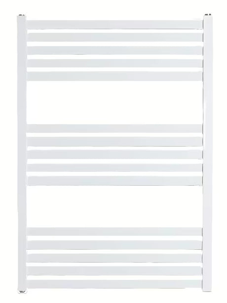 Bel kombiniran radiator SAT Kh 80 x 60 cm s stranskim priklopom na razmak