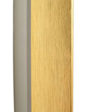 Okruglo LED ogledalo SAT u zlatnoj boji, promjera 60 cm, s senzorjem i sa zaštitom IP44.