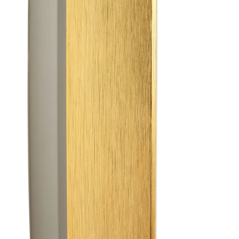 Okruglo LED ogledalo SAT u zlatnoj boji, promjera 60 cm, s senzorjem i sa zaštitom IP44.