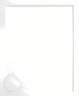 Bijela pravokotna tuš kad SAT Limcc 140x90 cm od lijevanog mramora s protukliznim dnom