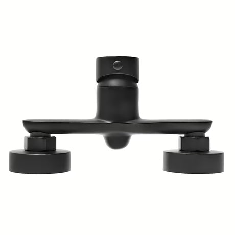 Stenska enoročna armatura za tuš SAT Mood u mat crnoj završnoj obradi.