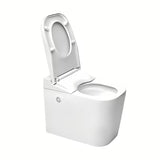 Stoječa WC Školjka SAT optimflush v beli barvi z integriranim splakovalnikom in tehnologijo akumulacijskega splakovanja