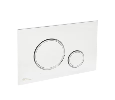 Bijela aktivirna tipka SAT pro WC školjka namijenjena pro ugradbenim modulima SAT.