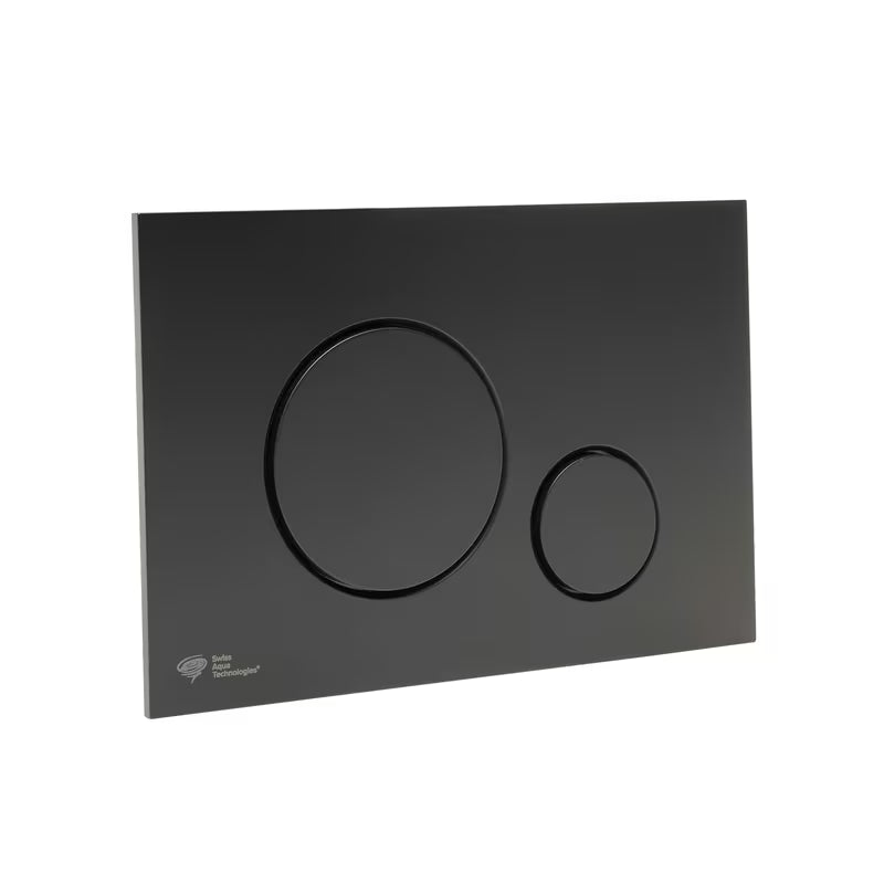 Dvokoličinsko aktivirna tipka SAT pro mehaničko ispiranje u mat crnoj izvedbi