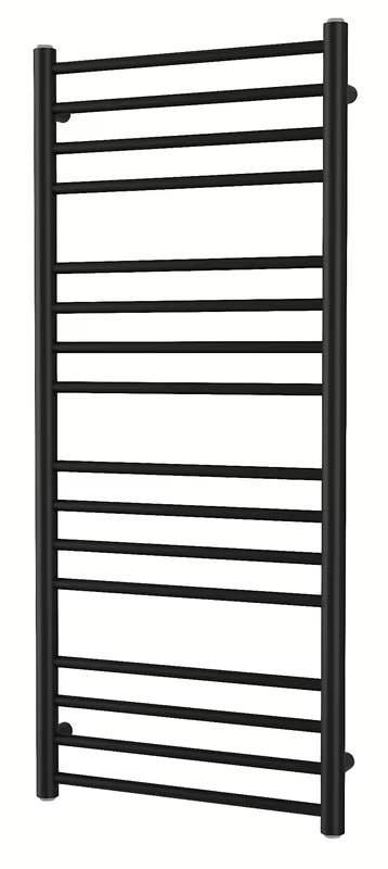 Kombiniran radiator SAT Paul 114x50 cm v črni mat barvi