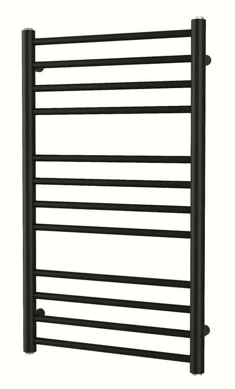 Kombiniran radiator SAT Paul 84x50 cm v črni mat barvi