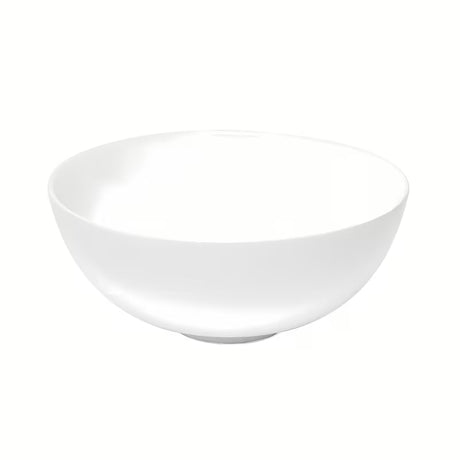 Bel okrogel keramični umivalnik na ploščo SAT Project širine 28 cm