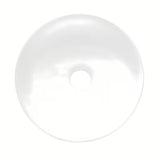 Bel okrogel keramični umivalnik na ploščo SAT Project širine 28 cm