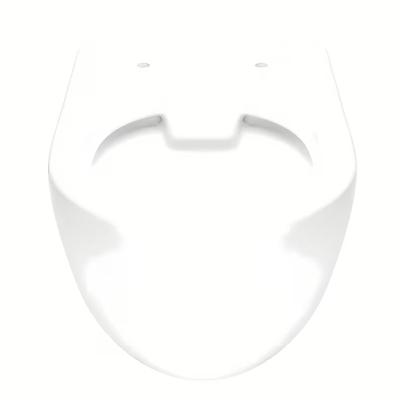 Viseča WC Školjka SAT Project v sijajno beli barvi s wc desko mehko Zapiranje Soft Close in odprtim splakovalnim robom