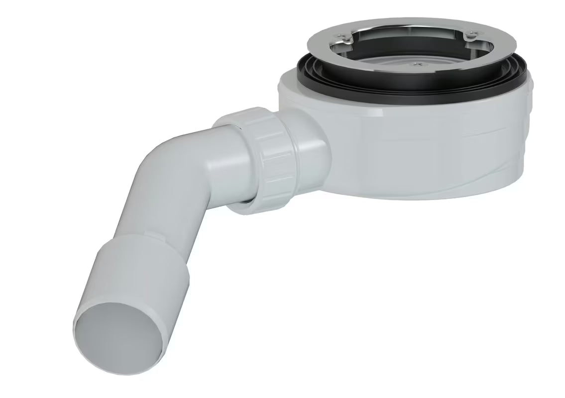 SAT Project sifon za kad s prirubnicom od nehrđajućeg čelika pro odvod 90 mm i gravitacijskim nepovratnim zatvaračem protiv neugodnih mirisa