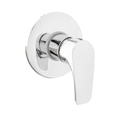 Podometna enoročna armatura za tuš SAT Project u sjajnoj krom izvedbi.