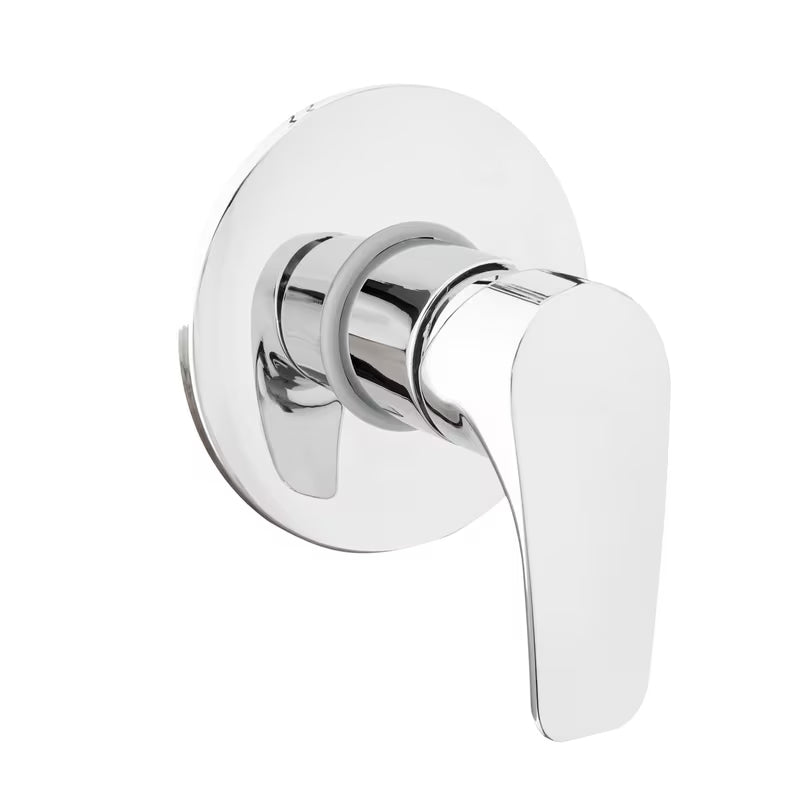 Podometna enoročna armatura za tuš SAT Project u sjajnoj krom izvedbi.