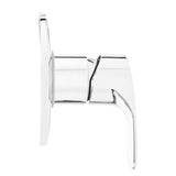 Podometna enoročna armatura za tuš SAT Project u sjajnoj krom izvedbi.