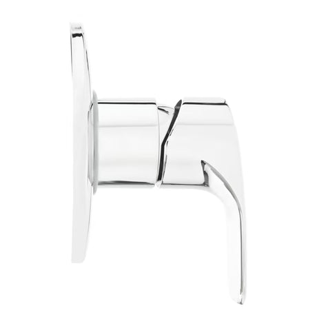 Podometna enoročna armatura za tuš SAT Project u sjajnoj krom izvedbi.