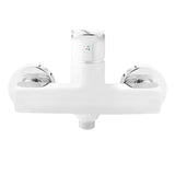 Enoročna stenska armatura za tuš SAT Project u krom izvedbi brez tuš seta.