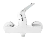 Enoročna stenska armatura za tuš SAT Project u krom izvedbi brez tuš seta.