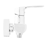 Enoročna stenska armatura za tuš SAT Project u krom izvedbi brez tuš seta.