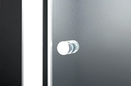 Polkrožna tuš kabina SAT Project 80x80 cm s bijelim profilima i neprozirnim staklom chinchilla