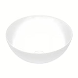 Okrugli bijeli keramički umivalnik na ploščo SAT Project širine 28 cm