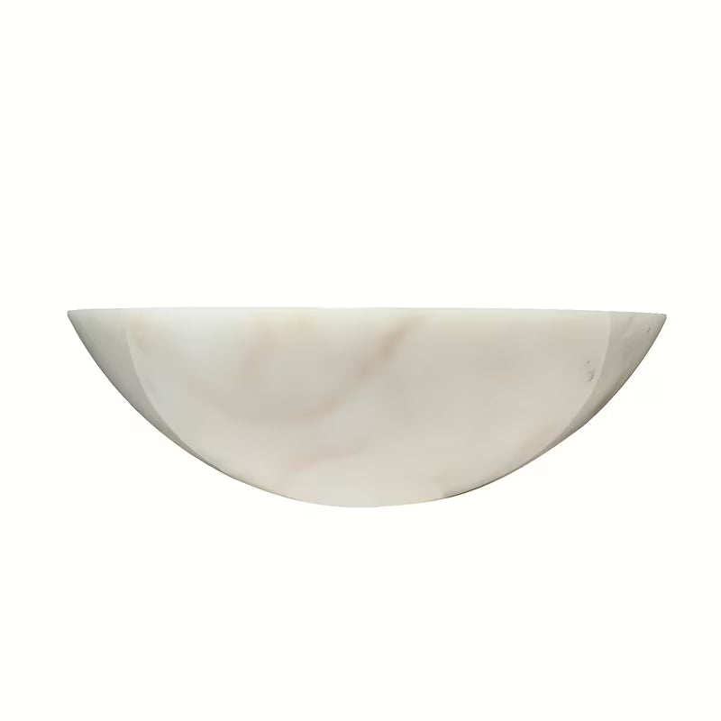 Umivalnik na ploščo SAT Purity iz belega marmorja, dimenzije 43x43 cm brez preliva