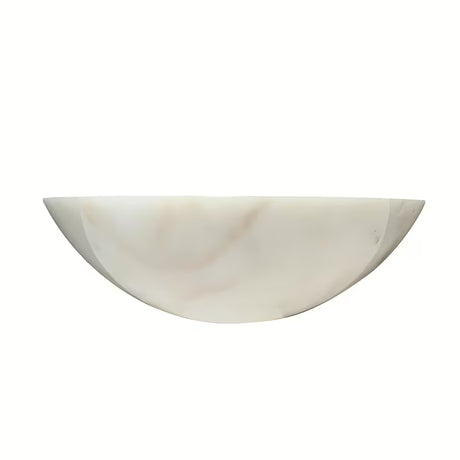 Umivalnik na ploščo SAT Purity iz belega marmorja, dimenzije 43x43 cm brez preliva