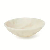 Umivalnik na ploščo SAT Purity od bijelog mramora dimenzija 43x43 cm brez preliva