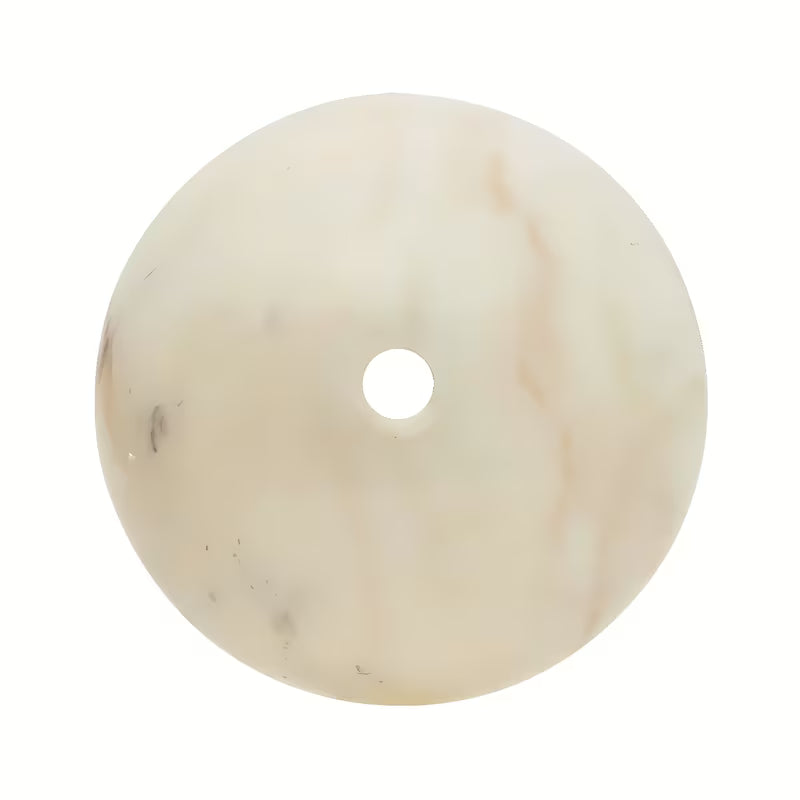 Umivalnik na ploščo SAT Purity od bijelog mramora dimenzija 43x43 cm brez preliva