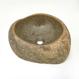 Umivalnik na ploščo SAT Purity od prirodnog riječnog kamena brez preliva