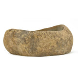 Umivalnik na ploščo SAT Purity od prirodnog riječnog kamena brez preliva