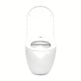 Bel viseča WC školjka SAT z izvedbo Rimless brez splakovalnega kroga in sedežem s mehko Zapiranje Soft Close