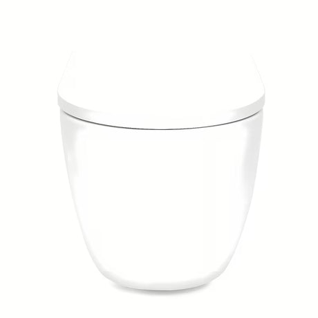 Bel viseča WC školjka SAT z izvedbo Rimless brez splakovalnega kroga in sedežem s mehko Zapiranje Soft Close