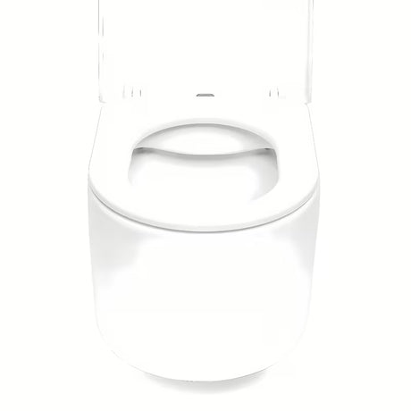 Bel viseča WC školjka SAT z brezrobnim splakovanjem Rimless in sedežem mehko Zapiranje Soft Close.
