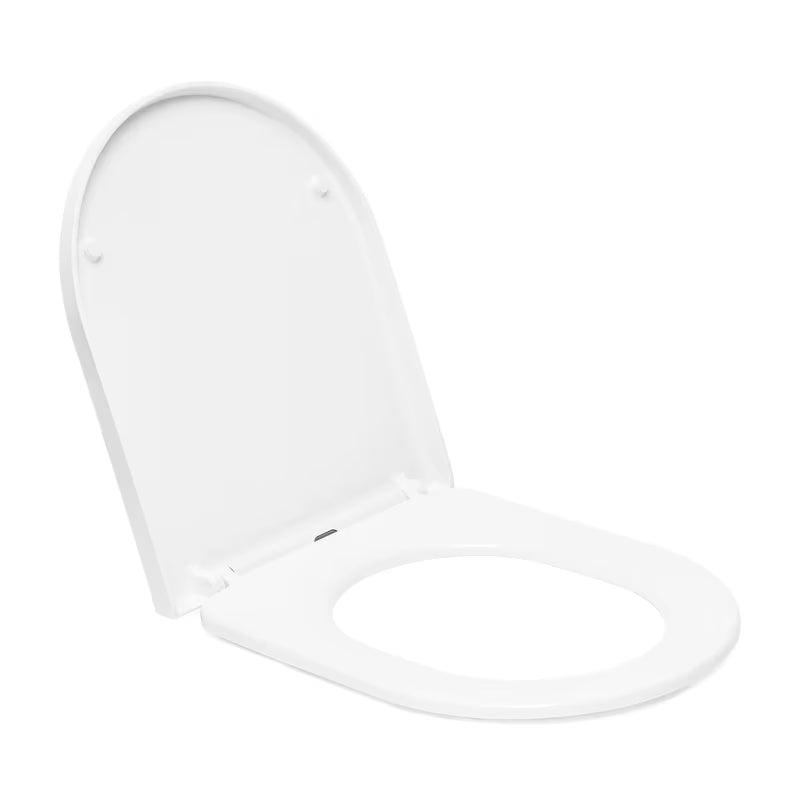 Bel WC deska SAT z mehko Zapiranje Soft Close in enostavnim snemanjem pro za čiščenje
