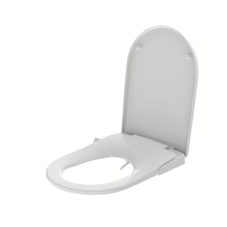Bel bide nastavek WC deska SAT Easy z mehko Zapiranje Soft Close in upravljanjem z vrtljivim gumbom pro za zadnje in žensko umivanje.