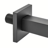 Črni držalo za nadglavno prho SAT B-Way iz kovine v dolžini 40 cm pro moderno kopalnico