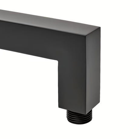 Črni držalo za nadglavno prho SAT B-Way iz kovine v dolžini 40 cm pro moderno kopalnico