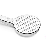Ročna tuš ročka SAT v beli in krom izvedbi s tremi curki in preklopom na gumb