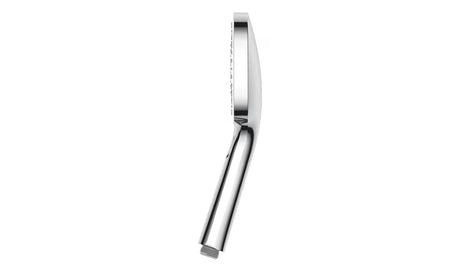 Ročna tuš ročka SAT v beli in krom izvedbi s premerom 12 cm ter gumbom EasyClick pro, 3 curki.