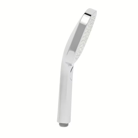 Ročna tuš ročka SAT v beli in krom izvedbi s premerom 12 cm ter gumbom EasyClick pro, 3 curki.