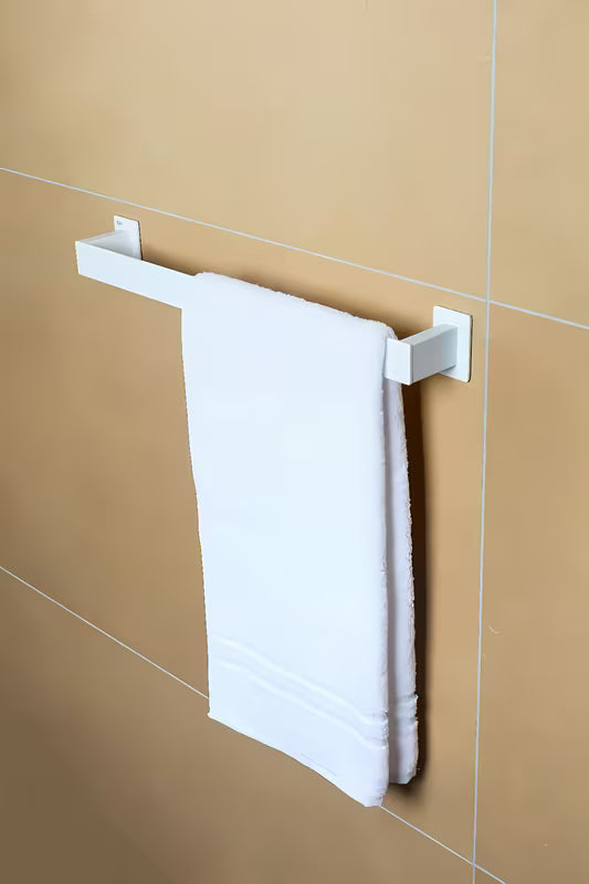 Bel samolepilno držalo za brisače SAT pro za kopalnico in kuhinjo