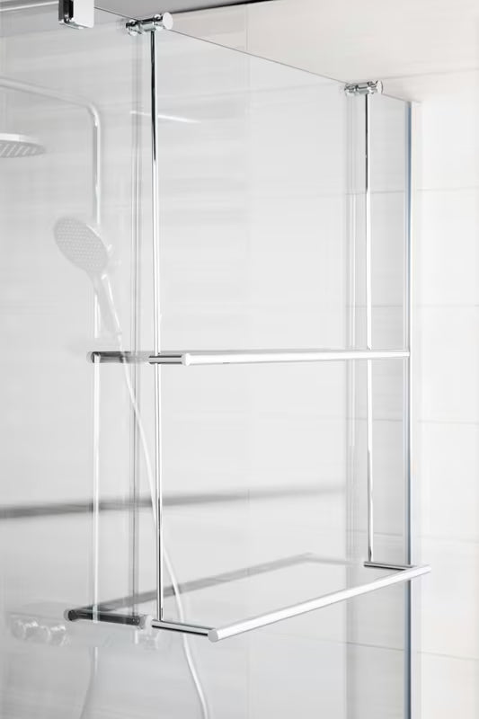 Kromiran viseči držalo za brisače SAT Chrome pro Walk-in in steklene tuš kabine