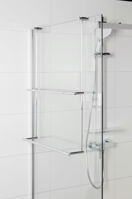 Kromiran viseči držalo za brisače SAT Chrome pro Walk-in in steklene tuš kabine