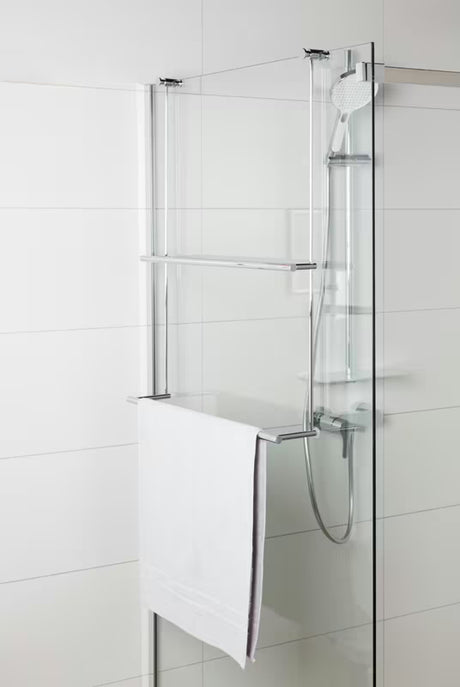 Kromiran viseči držalo za brisače SAT Chrome pro Walk-in in steklene tuš kabine