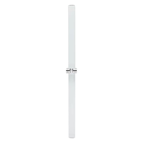 Tuš palica SAT 80 cm v belo-krom izvedbi z drsnim in nagibnim držalom tuši