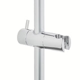 Kromiran termostatski tušni sistem SAT z nadglavno prho 32 × 21 cm in ročno prho