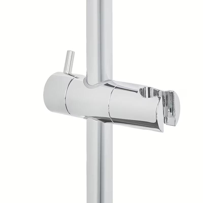 Kromiran termostatski tušni sistem SAT z nadglavno prho 32 × 21 cm in ročno prho