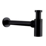Sifon za Umivalnik SAT v črni mat barvi s premerom 32 mm pro za sodobno kopalnico
