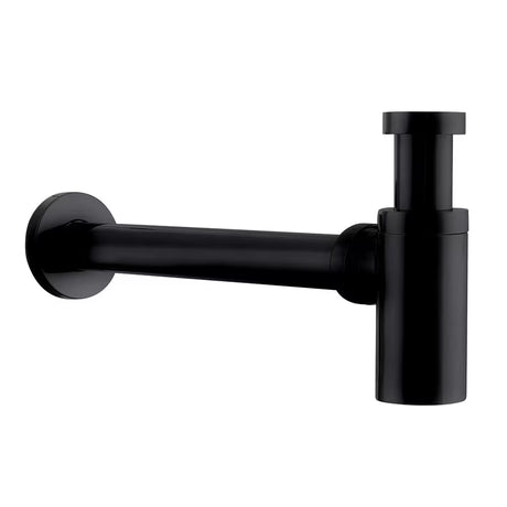 Sifon za Umivalnik SAT v črni mat barvi s premerom 32 mm pro za sodobno kopalnico