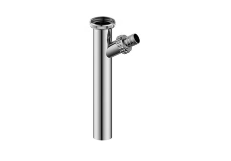 Kromiran del sifona z odcepom 19 mm in zaključkom z matico 5/4"