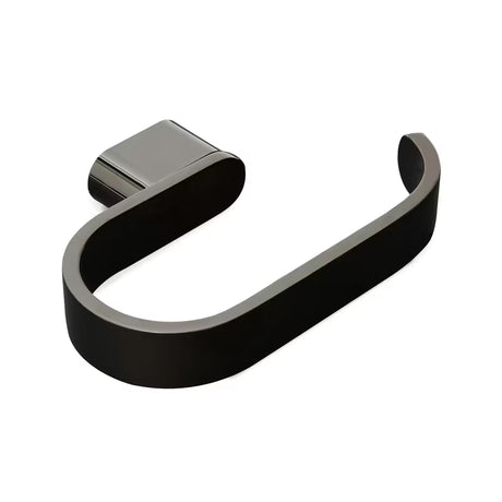 Stenski držalo za toaletni papir SAT Simply R PVD v izvedbi gun metal z elegantno zasnovo.